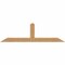 Ekena Millwork Portland Smooth Timber Gable Bracket, Western Red Cedar, 84"W x 24"H x 5 1/2"D x 5 1/2"F, 7/12 Pitch GBW084X24X0606POR00SWR - alternate 1